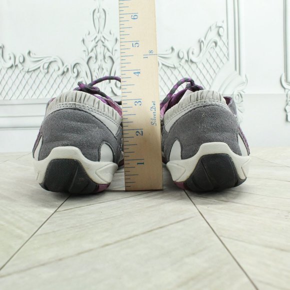 Merrell Pace Glove Dark Shadow Gray Suede Lace Up Running Sneakers Shoes Size 9 - Picture 6 of 9